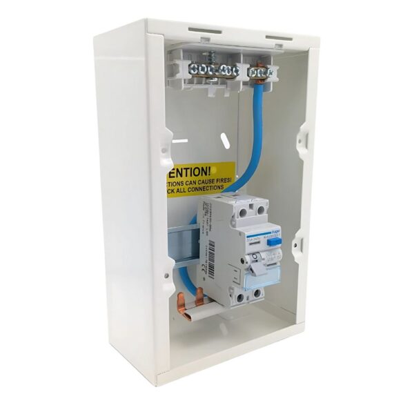 Hager VML402AH 2 Way 40A Type A RCD Garage Consumer Unit