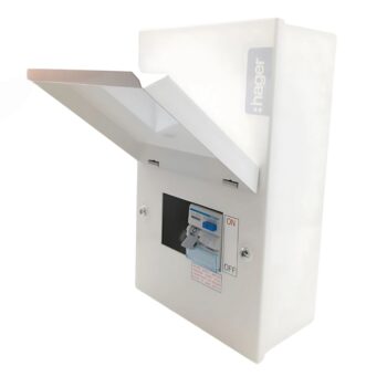 Hager VML402AH 2 Way 40A Type A RCD Garage Consumer Unit