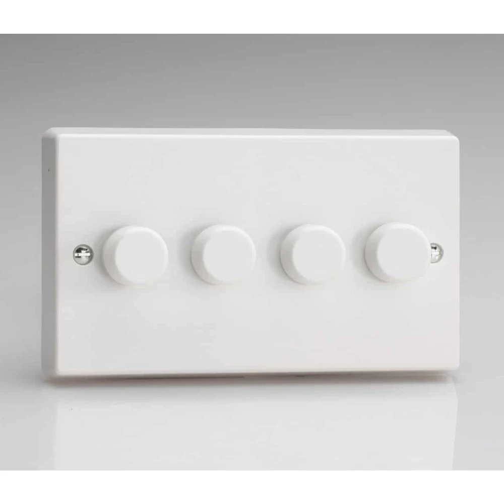 Varilight JQDP254W 4 Gang V-PRO LED Dimmer 0-120W 1 Varilight JQDP254W Varilight JQDP254W 4 Gang V-PRO LED Dimmer 0-120W