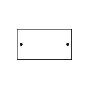 rbes & Lomax Blank Plate Double