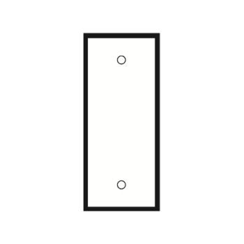 Forbes & Lomax Architrave Blank Plate (MK box)