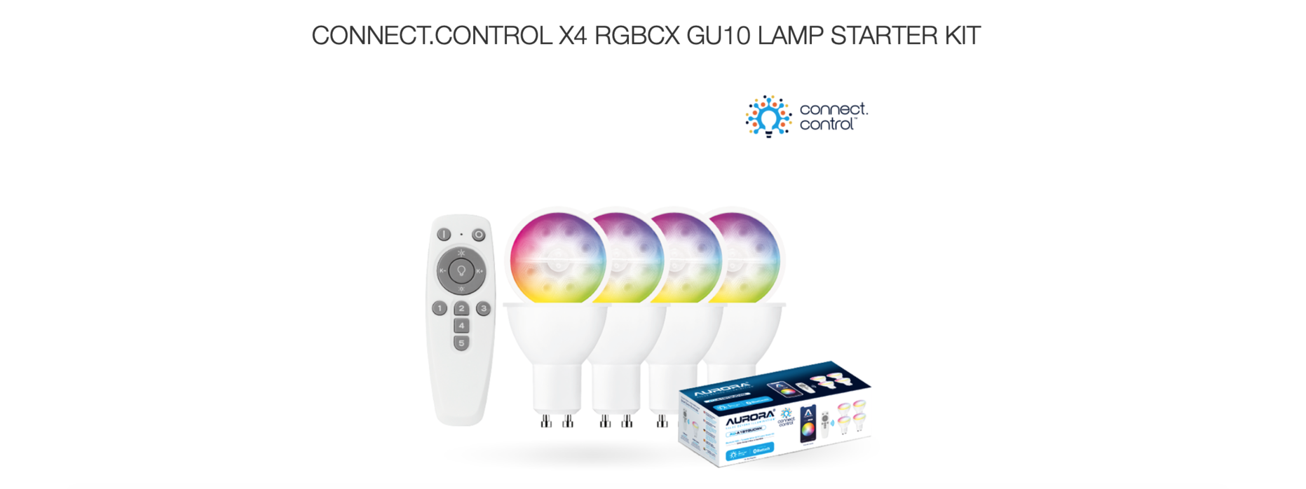 AONE™ X4 RGBCX GU10 LAMP STARTER KIT