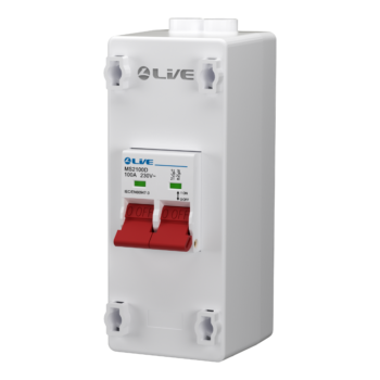Live Electrical PEN2100D 100A 2 Pole Mains Supply Isolator and Enclosure 