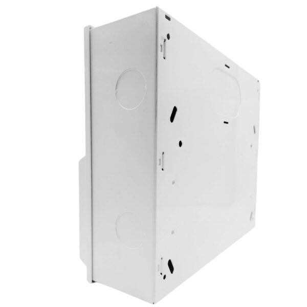 Hager VML110RK 10 Way Main Switch Consumer Unit with 100A switch disconnector, multiple knockouts, and Amendment 3 compliance for safe and efficient installations.