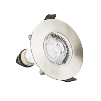 Integral ILDLFR70D002 Evofire Fire Rated IP65 Satin Nickel LED GU10 Downlight