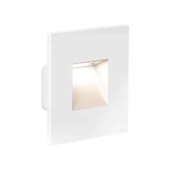 Aurora EN-FWB2W Square White Bezel for Aurora WAIZ ™CS Low Level Wall Light