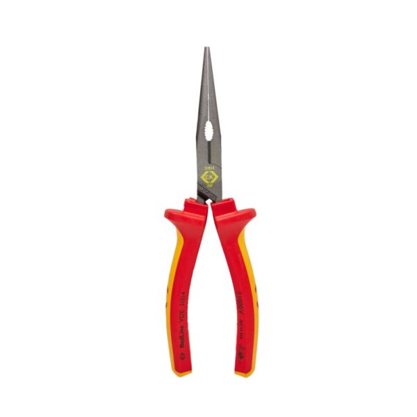 C.K Tools 431013 Redline VDE Snipe Nose Pliers - Straight 175mm 6 1/2"