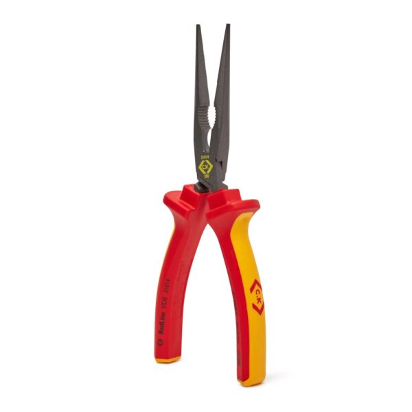 C.K Tools 431014 Redline VDE Snipe Nose Pliers - Straight 200mm 8"