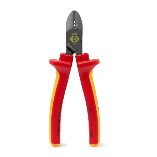 C.K Tools 431019 Redline VDE Side Cutters - Wire Stripping