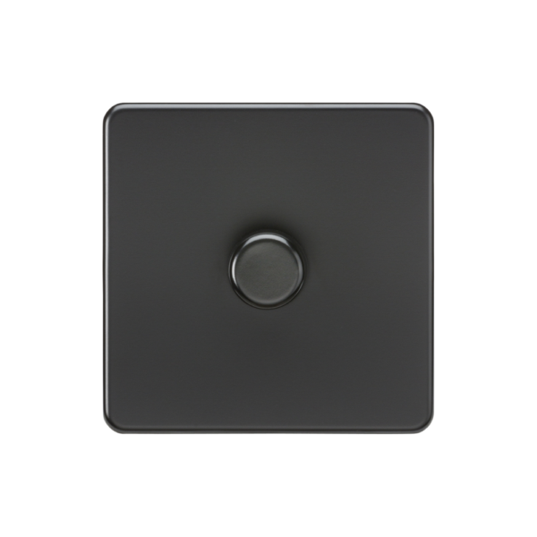 Knightsbridge SF2191MBB 1G 2 Way Intelligent Screwless LED Dimmer
