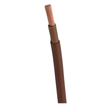 25mm 6181Y Brown Flexible Meter Tail - Cut per Meter