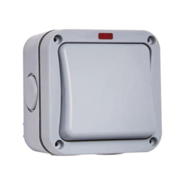 Forum ZN-38866 IP66 Outdoor 1 Gang 2 Way Switch - Grey
