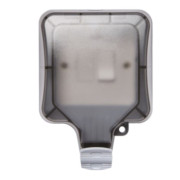 Forum ZN-38870 13A IP66 Outdoor Fused Spur with Neon - Grey