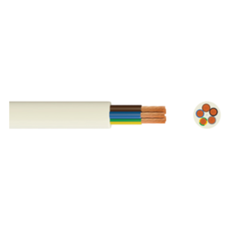 5 Core 1mm Round Flexible PVC Cable 3185Y - 1m