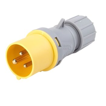 Deligo 32A 110V Yellow 3 Pin IP44 Plug