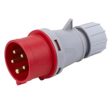 Deligo 16A 415V Red 5 Pin IP44 Plug