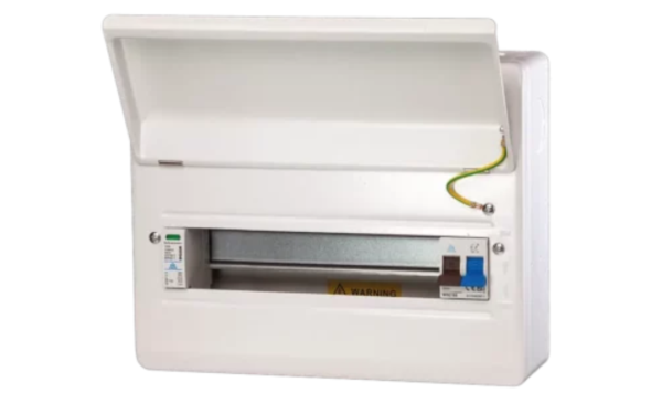 WCED WME12/MS100 WCED 10 Way Main Switch RCBO Consumer Unit