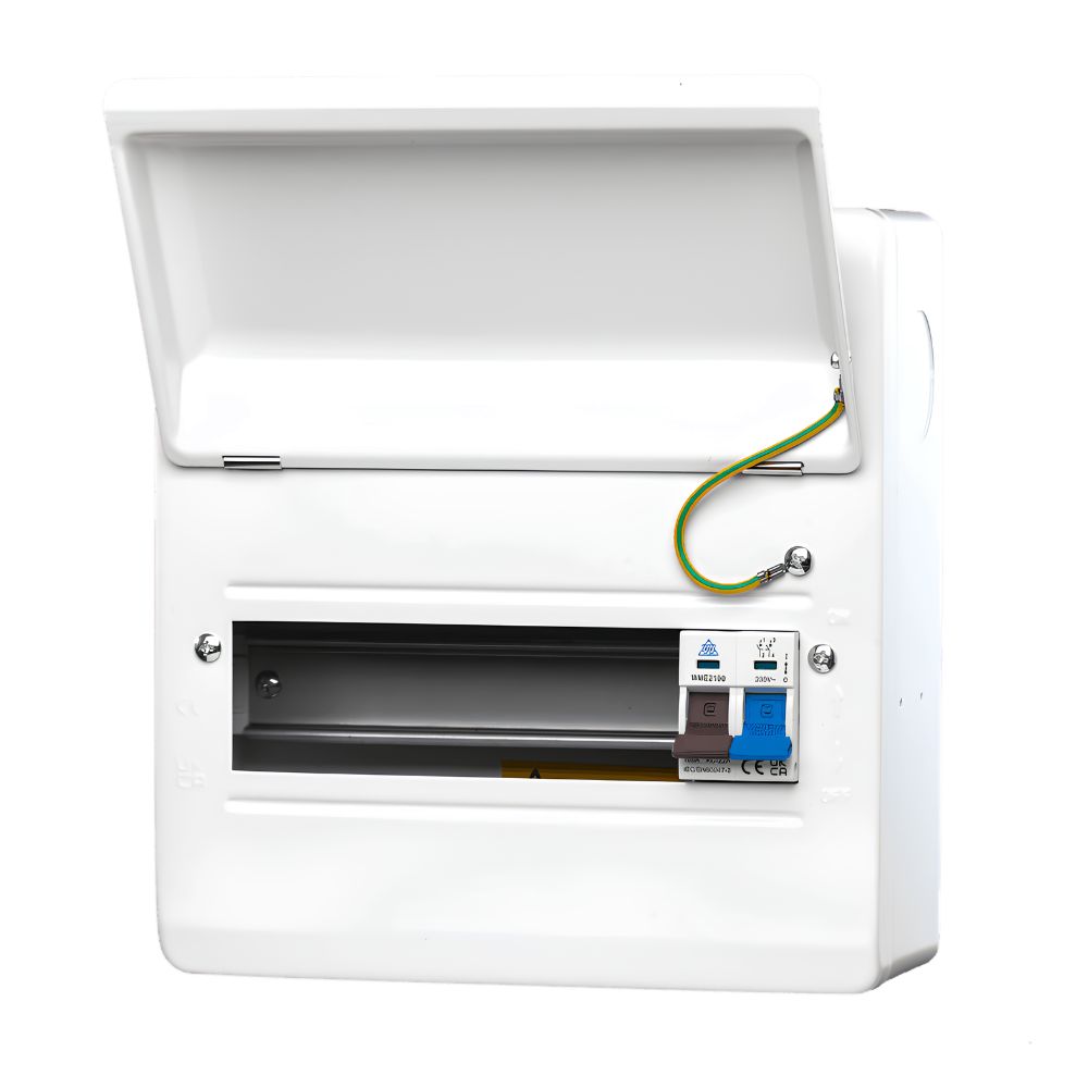 WCED | WME08/MS100 | 100A Main Switch Consumer Unit | 6 Way 1 WCED 6 Way Main Switch Consumer Unit