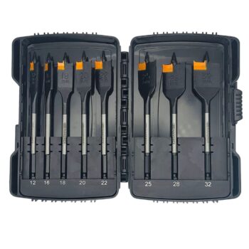 8 Piece Flat Wood Bit Set