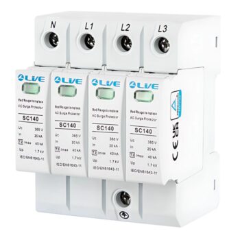 Live Electrical SC440 4 Pole 20kA/40kA Type 2 SPD Surge Protective Device