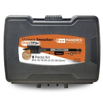 Mandrex MWS0001 ULTIMATE SpeedXbit Kit - 8 Pieces