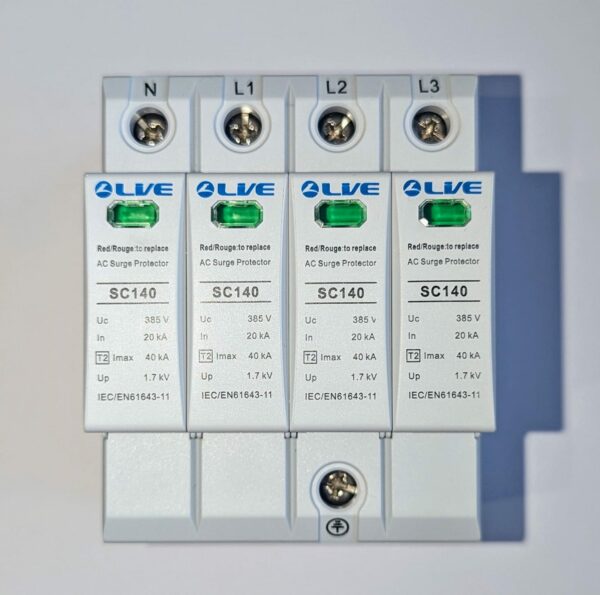 Live Electrical SC440 Live Electrical 4 Pole 20kA/40kA Type 2 Surge Protective Device