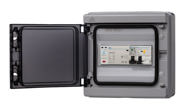 PME / PEN Fault Detection IP65 Unit 6 Mod c/w C40 RCBO /4P63A Contactor & PME Relays
