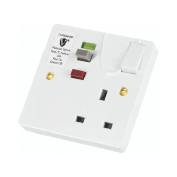 Timeguard RCD02WPVN RCD Single Socket