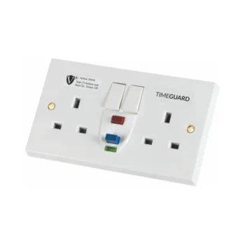 Timeguard RCD05WAVN RCD 2 Gang Socket