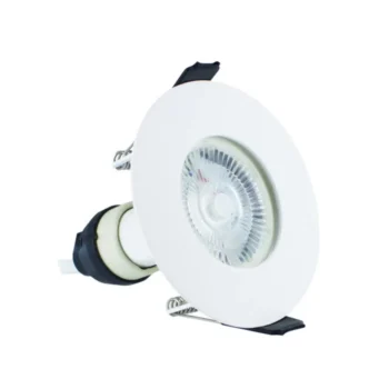 Integral LED GU10 Downlights 8 Integral ILDLFR70D011 Evofire Fire Rated IP65 White Downlight - No GU10 Holder