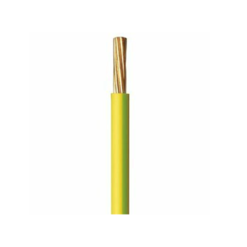 10mm² 6491X Green/Yellow Single Insulated Cable - per meter