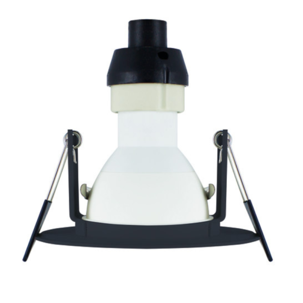 Integra l ILDLFR70D028 Evofire Fire Rated IP65 Black LED GU10 Downlight