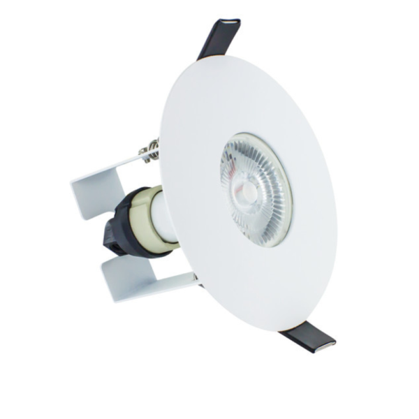 Integral ILDLFR70D013 Evofire Fire Rated IP65 White LED GU10 Downlight