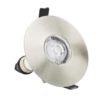Integral ILDLFR70D016 Evofire Fire Rated IP65 Satin Nickel LED GU10 Downlight