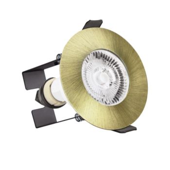 Integral ILDLFR70D046 Evofire Fire Rated IP65 Antique Brass LED GU10 Downlight