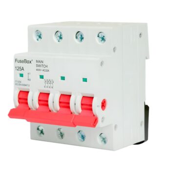 Fusebox IT1254 125A 4 Pole Main Switch