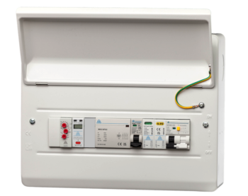 PME / PEN Fault Detection Unit with Load Management 12 Mod c/w C40 RCBO Relays and SPD