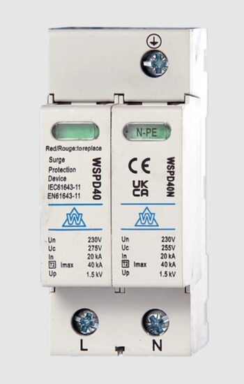 WCED WSPDTE-2 WCED 2 Pole 2 Module Type 1+2 SPD 1