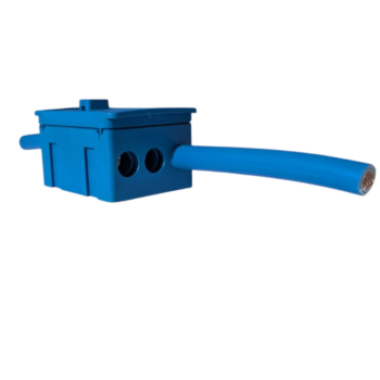 WCED Single Pole 100A Terminal Block - Blue