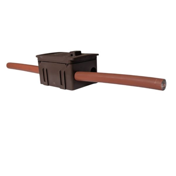 WCED Single Pole 100A Terminal Block - Brown