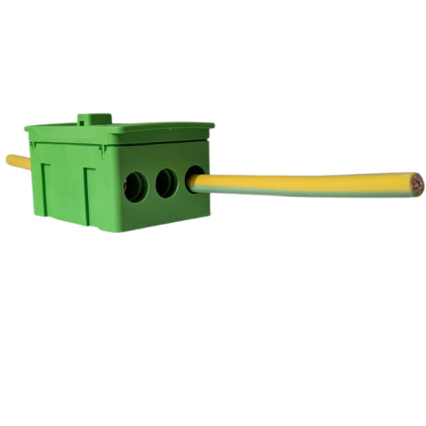 WCED Single Pole 100A Terminal Block - Green