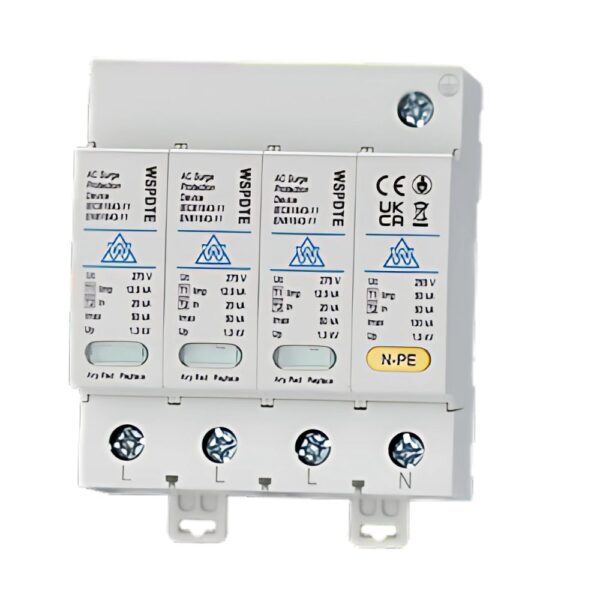 WCED Whitecliffe WSPDTE-4 4 Pole 4 Module Type 1+2 SPD Surge Protection Device