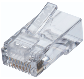 Ideal 85-375 CAT6 Feed-Thru Modular Plugs - Pack of 25