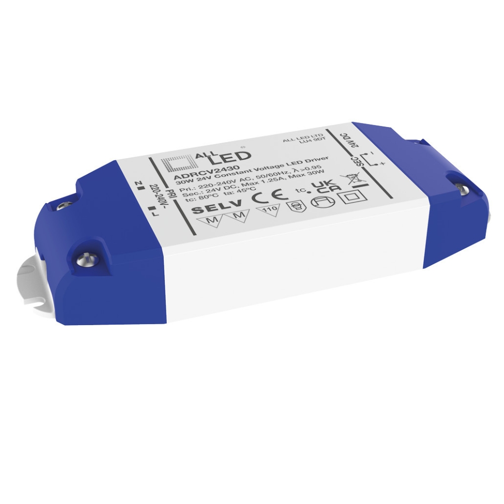 ALL LED | ADRCV2430 | 24V Constant Voltage LED Driver | 30W 1 ALL LED ADRCV2430 24V 30W LED Driver