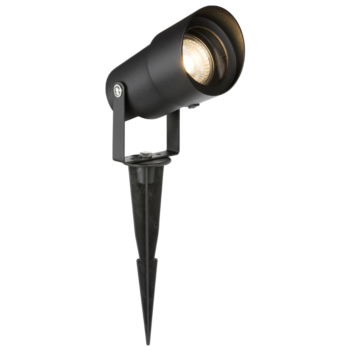 Knightsbridge GUSPIKER 230V IP65 GU10 Spike Light - Black