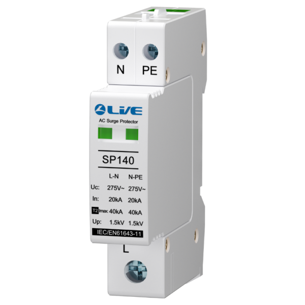 Live Electrical SP1401P+N/1 Type 2 SPD Surge Protection Device