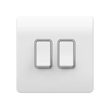 Forum 2 Gang Kinetic Switch Frame 2