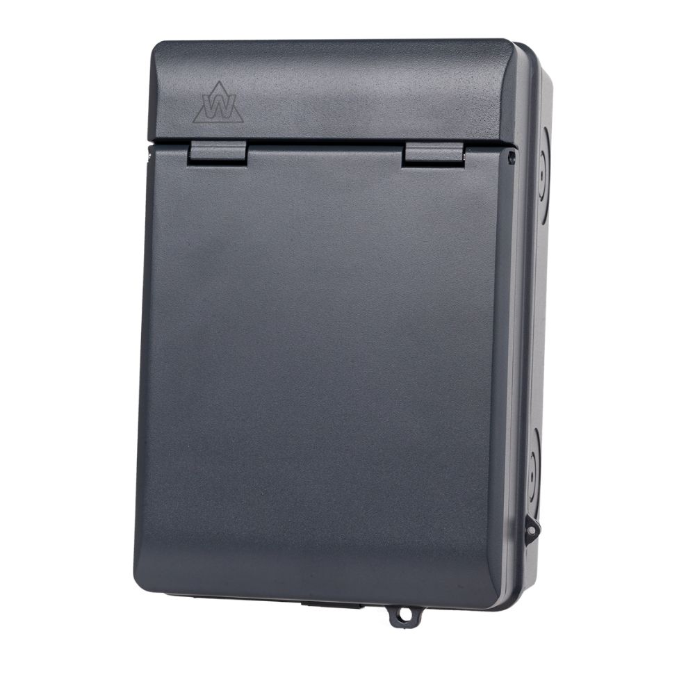 WCED | WMIP32BSP | IP65 Metal EV Protection Unit | Type A 32A B Curve RCBO & Type 2 SPD 2 WCED | WMIP32BSP | IP65 Metal EV Protection Unit | Type A 32A B Curve RCBO & Type 2 SPD