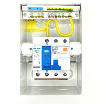 EV Consumer Unit - Front Straight Open