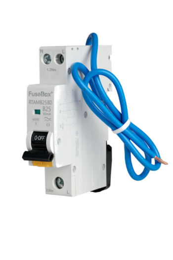 FuseBox RTAMB16BD Bi-Directional Mini RCBO 16A B Curve 30mA Type A